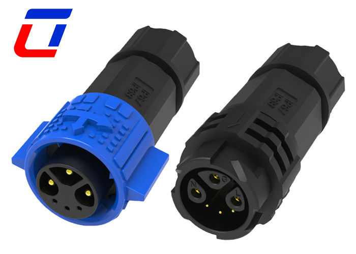 Multipin cirkelvormige M19 waterdichte connector 3+3 pin signaal en stroomconnectoren