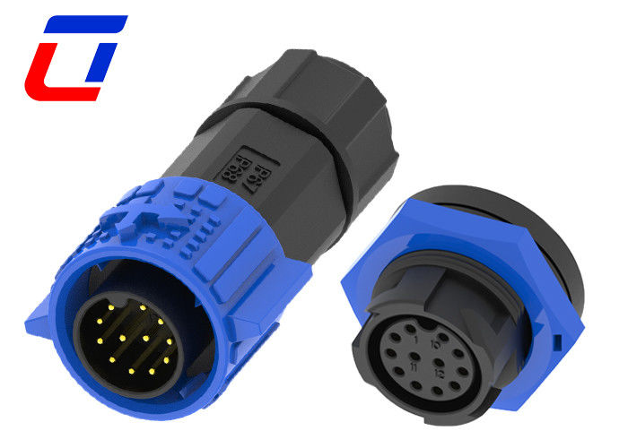 XLR 60V Multi-Pin Connectors Waterdicht 12 Pin Man tot Vrouw Connectors