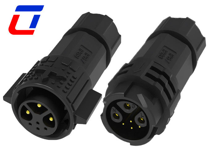 M19 15A waterdicht mannelijk vrouwelijk aansluitingsplug en stopcontact IP67 3+4 pin