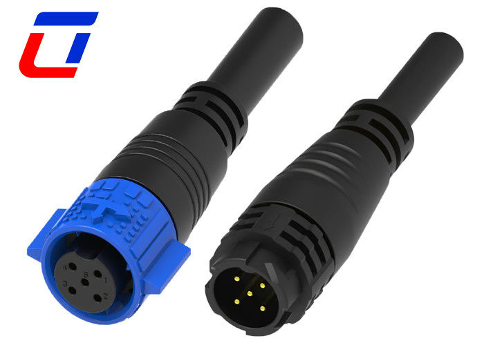 5 pin 10A laagspanning mannelijke vrouwelijke kabel aansluitingen waterdicht voor LED