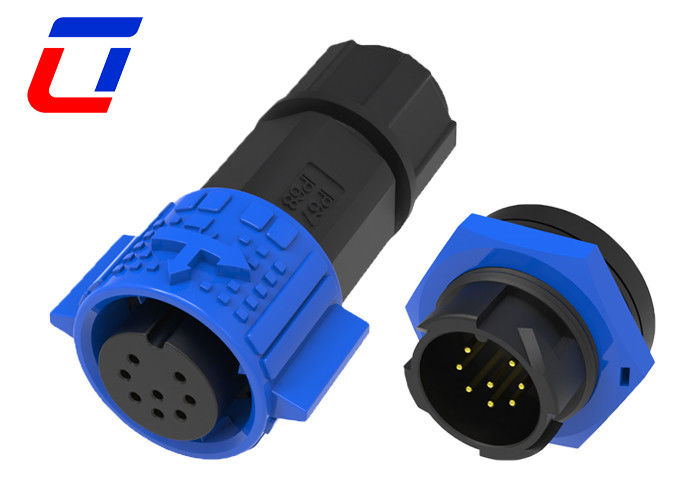Signal 5A Quick Lock Waterdicht Circulair Connector 8 Pin M19 Voor LED