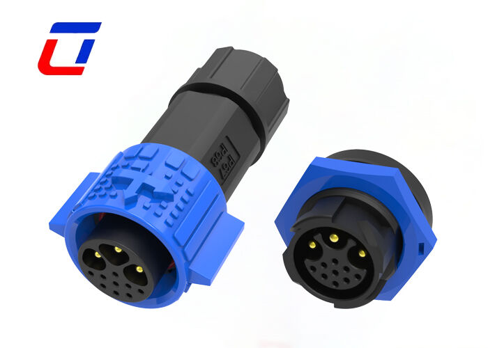 Ronde Waterdichte Connector M19 3+9 Pins PA66 IP67 Draad-naar-Board Connector