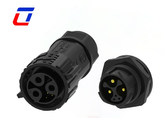 M25 3+3 Pin Connector Man en Vrouw Quick Plug And Socket Waterdichte connectoren