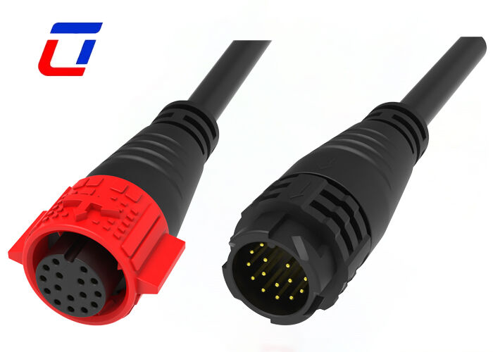 300V 16 pin man tot vrouw kabel connector M19 Circulaire verbindingen voor gegevensoverdracht