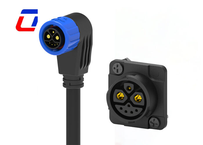 M23 Ronde Kabelconnectoren Plastic 2+1+5 Pins Waterdichte Connector Draad Naar Printplaat