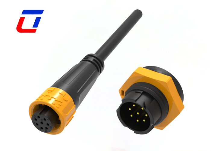 M16 mannelijke vrouwelijke connector 8-pins ODM data connector 5A kabel naar printplaat waterdicht