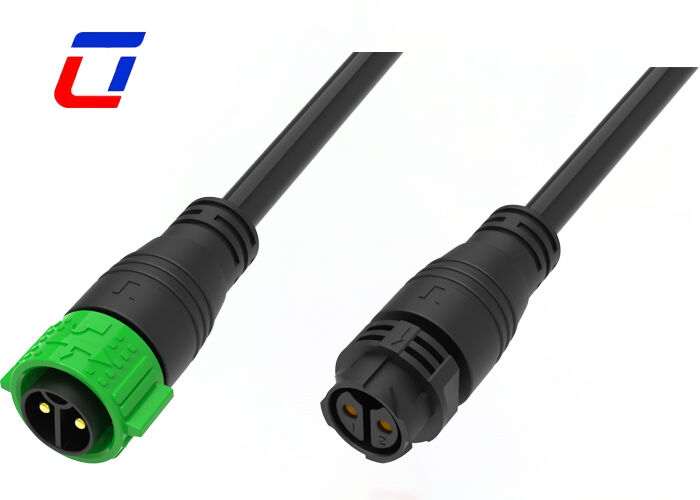 50A M25 waterdicht snel loskoppelingsdraadconnectoren 2 pin industriële stroomconnector