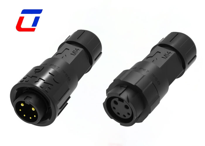 M16 300V Ronde aansluiting XLR Waterdicht 2+4 Multi Pin Connectors Power Signal Plug