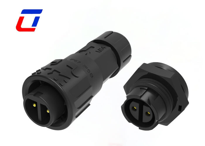 M16 10A IP67 aansluitingen waterdicht snel slot vrouwelijk naar mannelijk aansluiting voor stroom