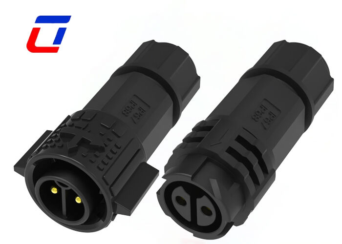 M19 20A 2 Pins Circulaire Power Connector Industrial Outdoor Heavy Machinery Connectors