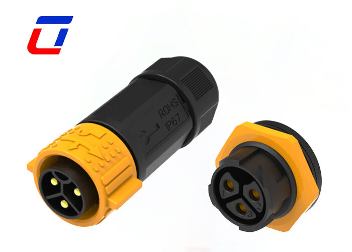 M25 3 Pin 50A Draad naar het bord Power Connector IP67 Quick Lock Outdoor Waterproof Connector
