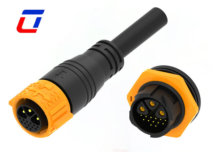 3+13-pins industriële stekker en stopcontact M25 ODM Beste 300V waterdichte mannelijke vrouwelijke connector