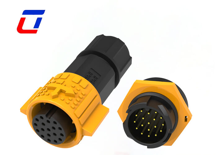 Ulinkcon Waterdicht Data Connector M19 18 Pin Outdoor Quick Lock LED Connector Manufacturer