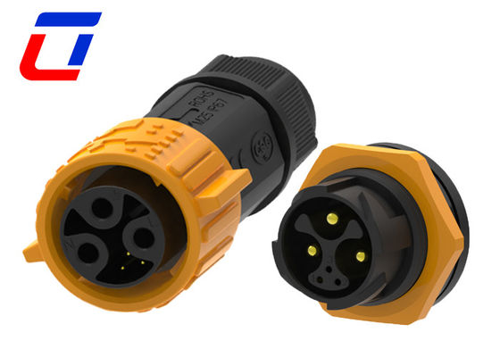 6 pin 50A waterdicht stroomverbinding M25 IP67 Schotel stroomverbinding