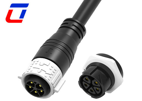 5 pin mannelijke kabel waterdicht stopcontact 16 gauge waterdicht draad aansluitingen